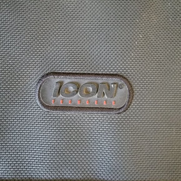 Icon TechGear Medium Bag Case Laptop Black Shoulder Strap Padded - Picture 9 of 10